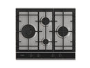 Haier HAHG6D5XH 60cm Gas 4 Burner Gas Hob - Stainless steel