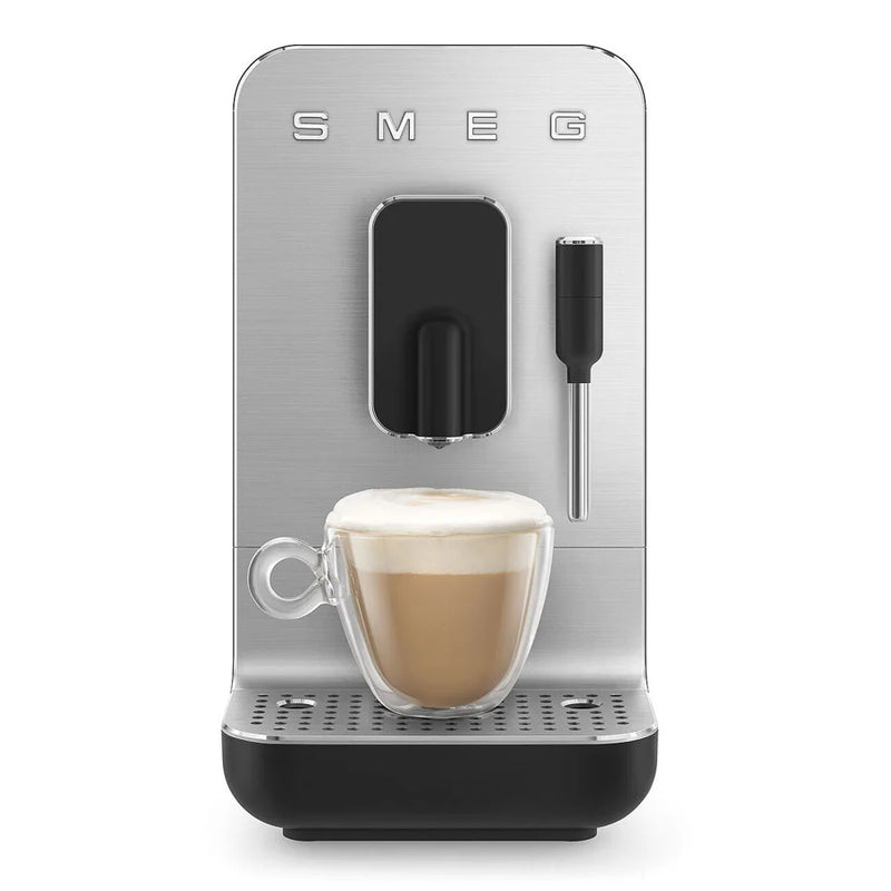Smeg BCC12BLMUK Automatic Bean To Cup Coffee Machine - Matte Black*contact store for price*
