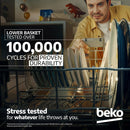 Beko BDIN38640F CornerIntense 16-place Integrated Dishwasher [top cutlery rack]*contact store for price*