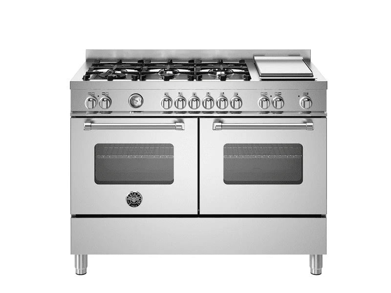 Bertazzoni MAS126G2EXT 120cm Masters Twin Cavity Dual Fuel Range Cooker - Stainless steel*contact store for price*