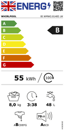 Whirlpool BIWMWG91485 Built-in 9kg 1400rpm Washing Machine