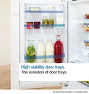 Bosch Series 4 KIR81VFE0G Built-In Tall Larder Fridge [fixed hinge]