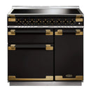 Rangemaster ELS90EIGB/GE Elise Luxe 90cm Induction Range Cooker - Black/Antique Brass