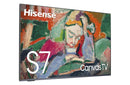 Hisense 55S7NQTUK Canvas 55'' HDR UHD 4K QLED Smart TV With Alexa*contact store for price*