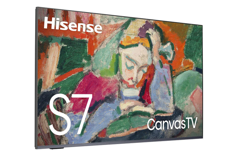 Hisense 55S7NQTUK Canvas 55'' HDR UHD 4K QLED Smart TV With Alexa*contact store for price*