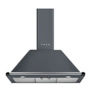 Smeg KT90GR 90cm Traditional Victoria Chimney Hood - Grey