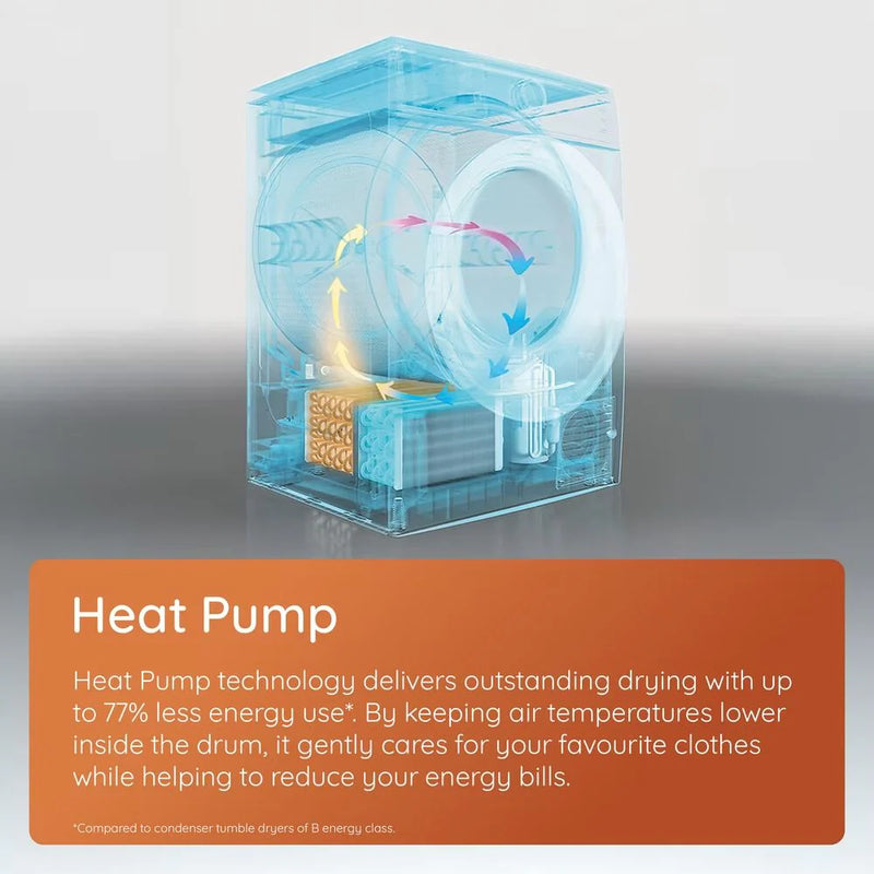 Hotpoint CHD93MWW 9kg Heat Pump Tumble Dryer - White  *Contact store for pricing*