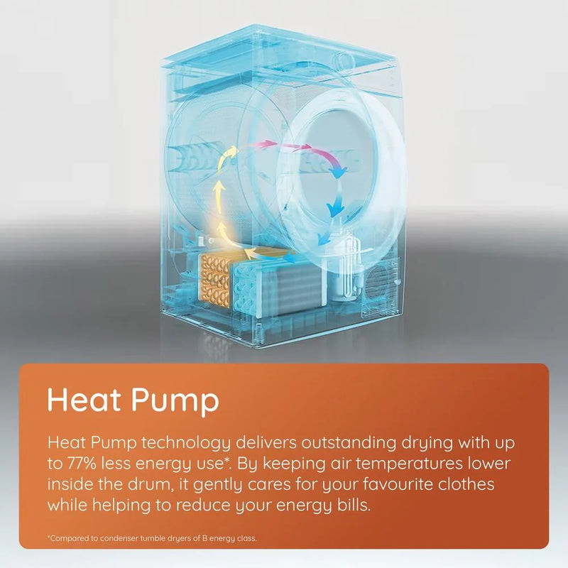 Hotpoint CHSD82MWWUK 8kg Heat Pump Tumble Dryer - White  *Contact store for pricing*