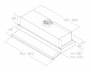 Elica CIAK2GRA90 90cm Telescopic Hood