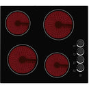 Culina UBCH60KCR 4 Zone 60cm Ceramic Hob With Knob Controls*contact store for price*