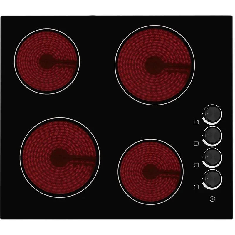 Culina UBCH60KCR 4 Zone 60cm Ceramic Hob With Knob Controls*contact store for price*