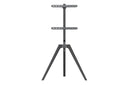 TTAP TRIPOD-Black TV stand with bracket