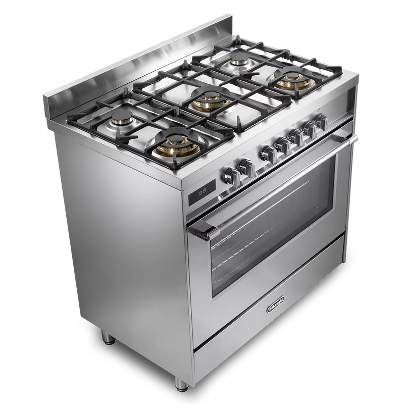 De'Longhi DSR927-DF/X 90cm Twin Fan Dual Fuel Range Cooker - Stainless steel*contact store for price*