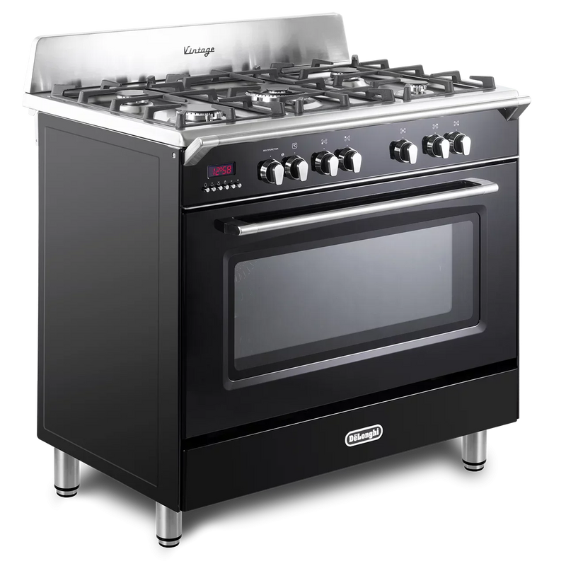 De'Longhi DVRS916DFBL 90cm Dual Fuel Range Cooker [available to order]*contact store for price*