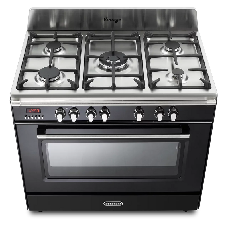 De'Longhi DVRS916DFBL 90cm Dual Fuel Range Cooker [available to order]*contact store for price*