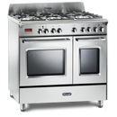 De'Longhi DVTR906DFSS 90cm Dual Fuel Range Cooker - Stainless Steel