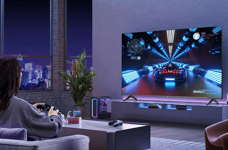 Hisense 55E77NQTUK 4K UHD HDR QLED TV with freely*contact store for price*