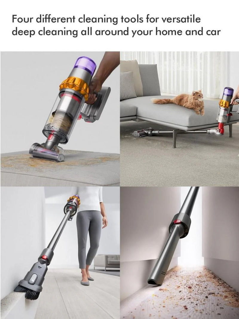 DYSON V15 Detect Absolute Cordless Vacuum Cleaner - Yellow & Nickel [447033-01]