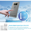 Midea MDRC154FZE01 99 Litre Chest Freezer -Garage Suitable - Convertible From Freezer to Fridge