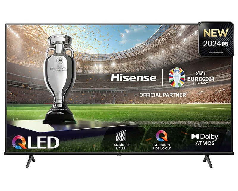 Hisense 75E7NQTUK 75'' QLED HDR UHD 4K Smart TV - [Free 5-Year Parts & Labour Warranty]