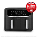 Tefal EY9428G0 11L Easy Fry XXL Dual Air Fryer - Black