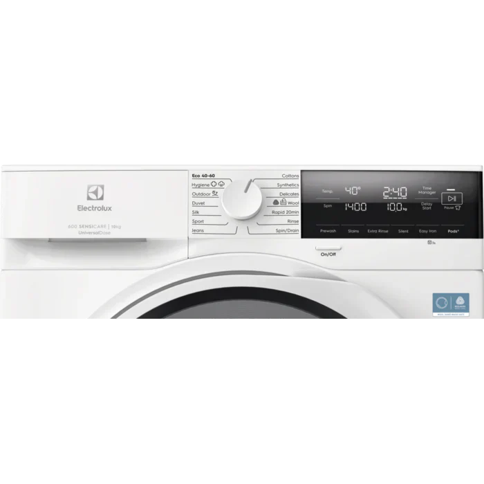Electrolux EFI63142UD 600 SensiCare 10kg 1400rpm Washing Machine [5 YEAR P&L WARRANTY]*contact store for  price*