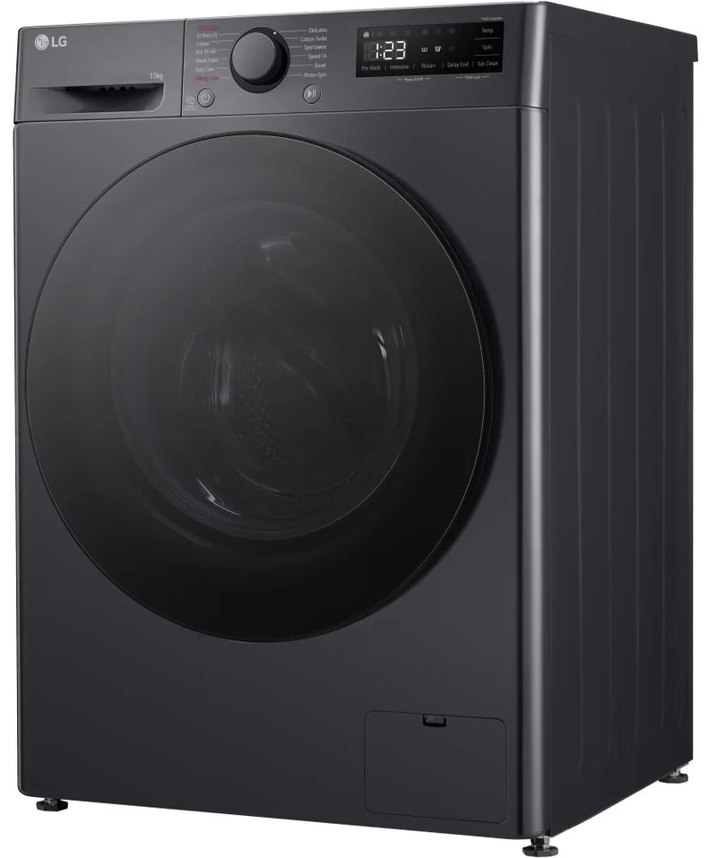 LG F4A510GBLN1 Steam™ AI DD™ 10Kg 1400RPM Washing Machine - Slate Grey [Free 5-year parts & labour warranty]