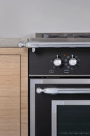 Bertazzoni HER126G2ENET Heritage series 120cm Twin oven Range Cooker - Nero Matt*contact store for price*