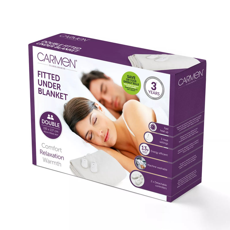 Carmen C81190 Double Electric Heated Under Blanket*contact store for price*