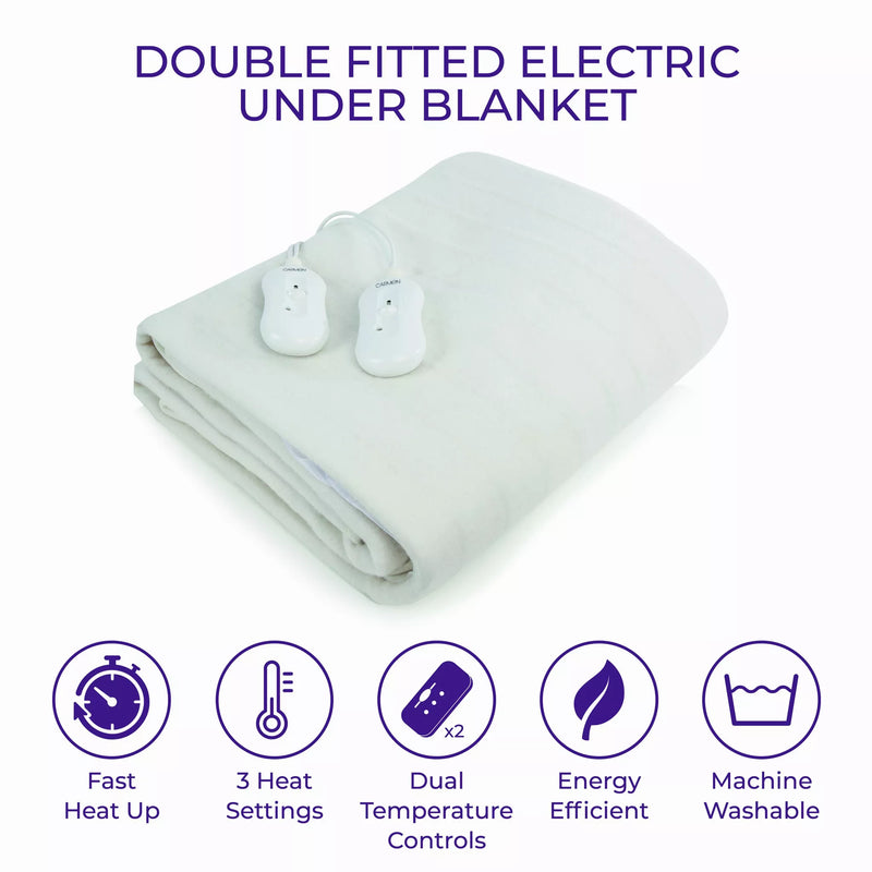 Carmen C81190 Double Electric Heated Under Blanket*contact store for price*