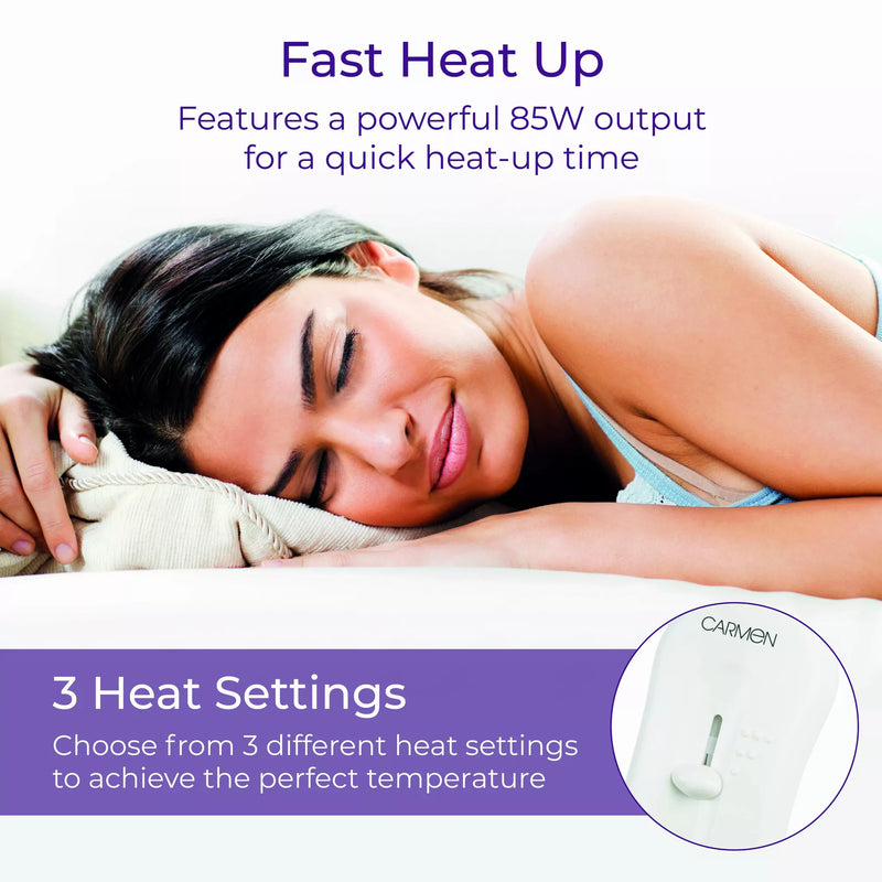 Carmen C81189 Single Fitted Underblanket With Deep Skirt*contact store for price*