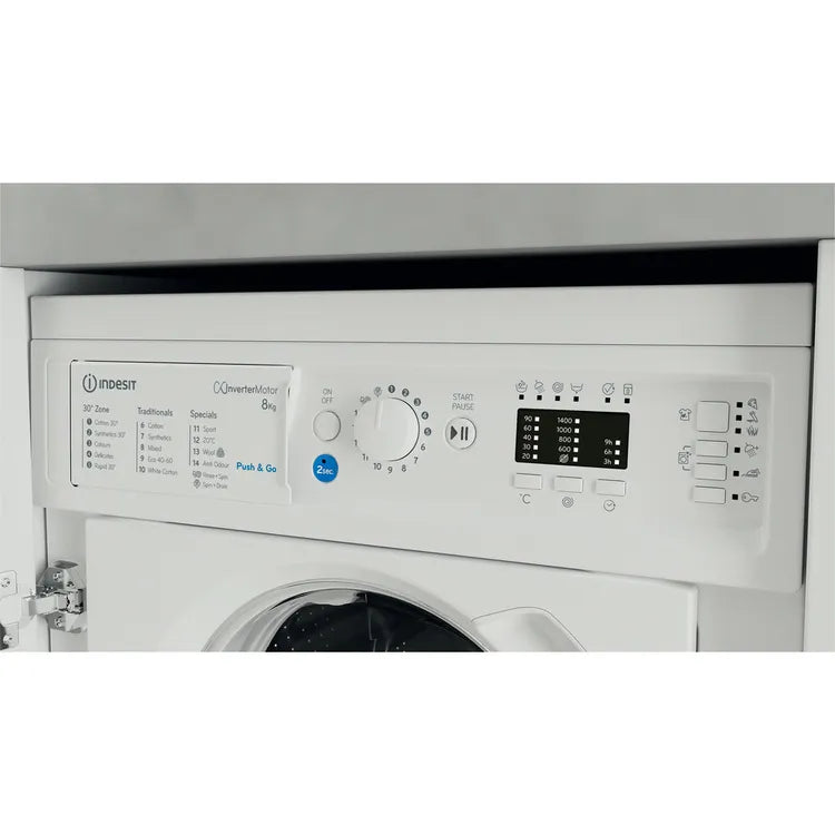 Indesit BIWMIL81485 8kg 1400rpm Integrated Washing Machine