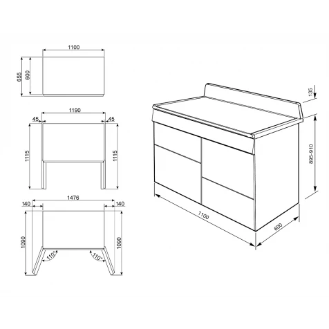 Smeg TR4110GR Victoria 110cm Dual Fuel Range Cooker - Slate Grey [Free 5-year parts & labour guarantee]*contact store for price*