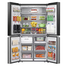 Hisense RQ5X560SFLES MultiDoor American style fridge freezer - Black & Stainless Steel