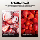Hisense RB327N4ABD 50/50 Total No Frost fridge freezer - Black
