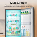 Hisense RB327N4ABD 50/50 Total No Frost fridge freezer - Black