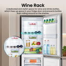 Hisense RB327N4ABD 50/50 Total No Frost fridge freezer - Black