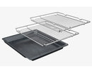 Bosch HQA574BB3B Series 4 Steam Pyrolytic cleaning built-in single oven - Black