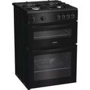 Indesit IDG6GB 60cm Gas Cooker - Black