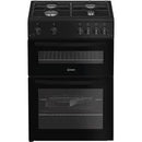 Indesit IDG6GB 60cm Gas Cooker - Black