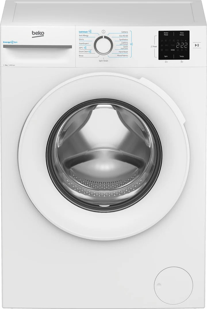 Beko BM3WT3941W 9kg 1400rpm Washing Machine - ProSmart™ Inverter Motor [28-minute quick wash]