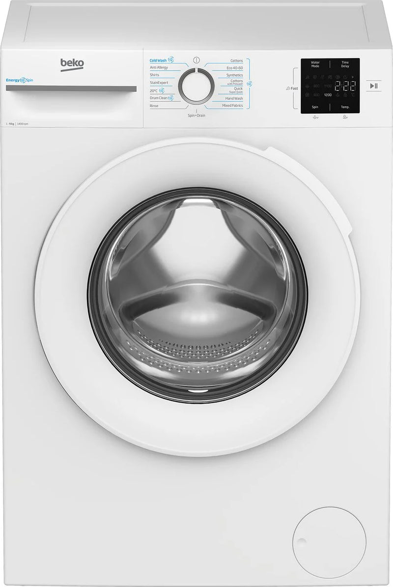 Beko BM3WT3941W 9kg 1400rpm Washing Machine - ProSmart™ Inverter Motor [28-minute quick wash]*contact store for price*