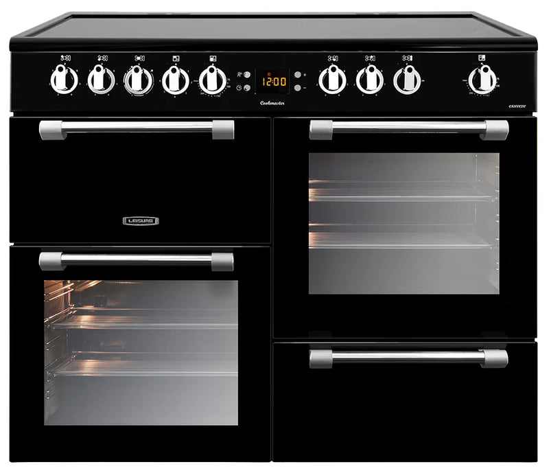 Leisure CK100C210K 100cm Cookmaster Electric Ceramic Range Cooker - Black*contact store for price*