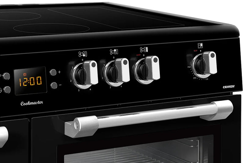 Leisure CK100C210K 100cm Cookmaster Electric Ceramic Range Cooker - Black*contact store for price*