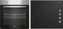 Beko BBSF210SX Fan Oven & Ceramic Hob Pack