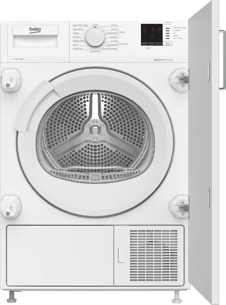 Beko DTIKP71131W Integrated 7kg Heat Pump Dryer