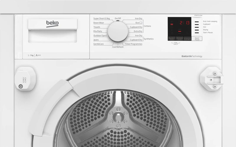 Beko DTIKP71131W Integrated 7kg Heat Pump Dryer