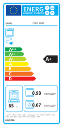 Candy F IDC N605 Built-in single oven - Black