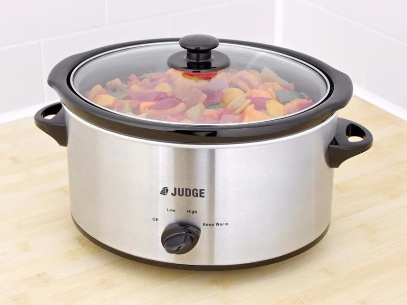 Judge JEA35 Slow Cooker 3.5Litre - Stainless Steel