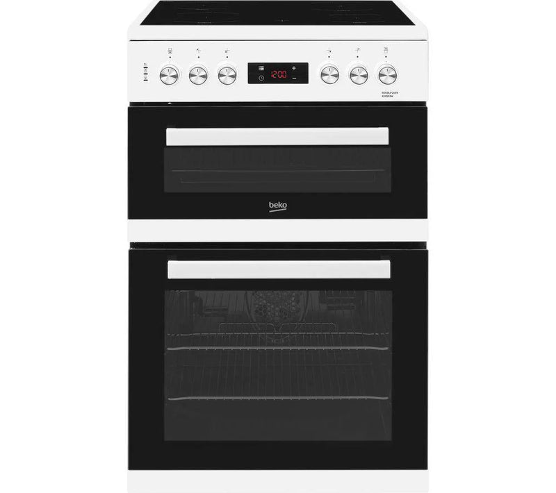 Beko KDC653W 60cm Double Oven Ceramic Hob - White*contact store for price*